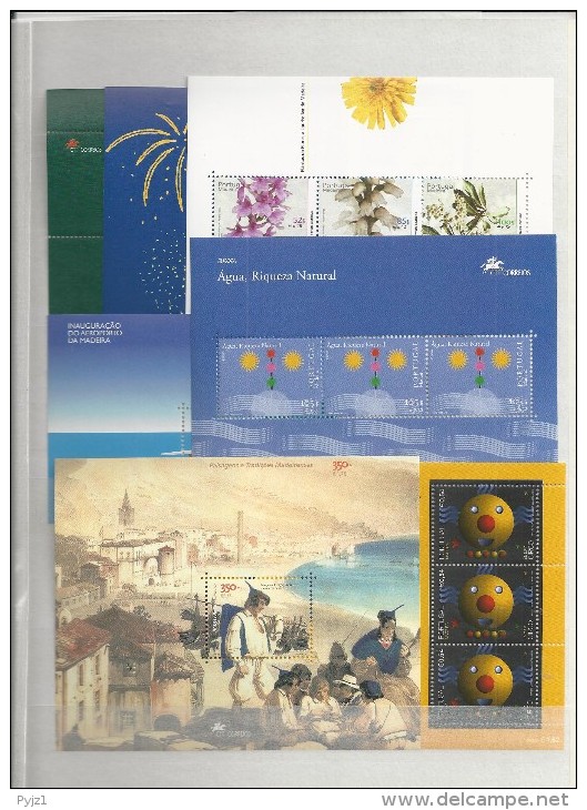 Madeira, Blocks Euro Face Value, MNH/**/postfris (3 Scans) - Collections (sans Albums)