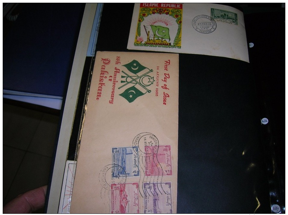 Pakistan Collection 150  F D C 1947/1973 in Album see report and.scans 75