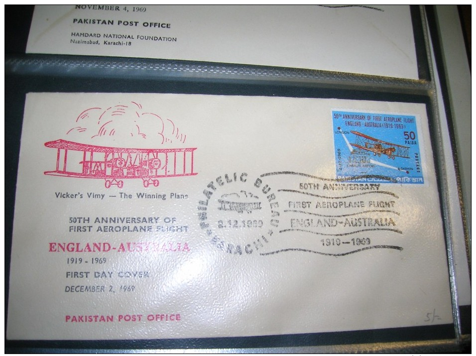 Pakistan Collection 150  F D C 1947/1973 in Album see report and.scans 75