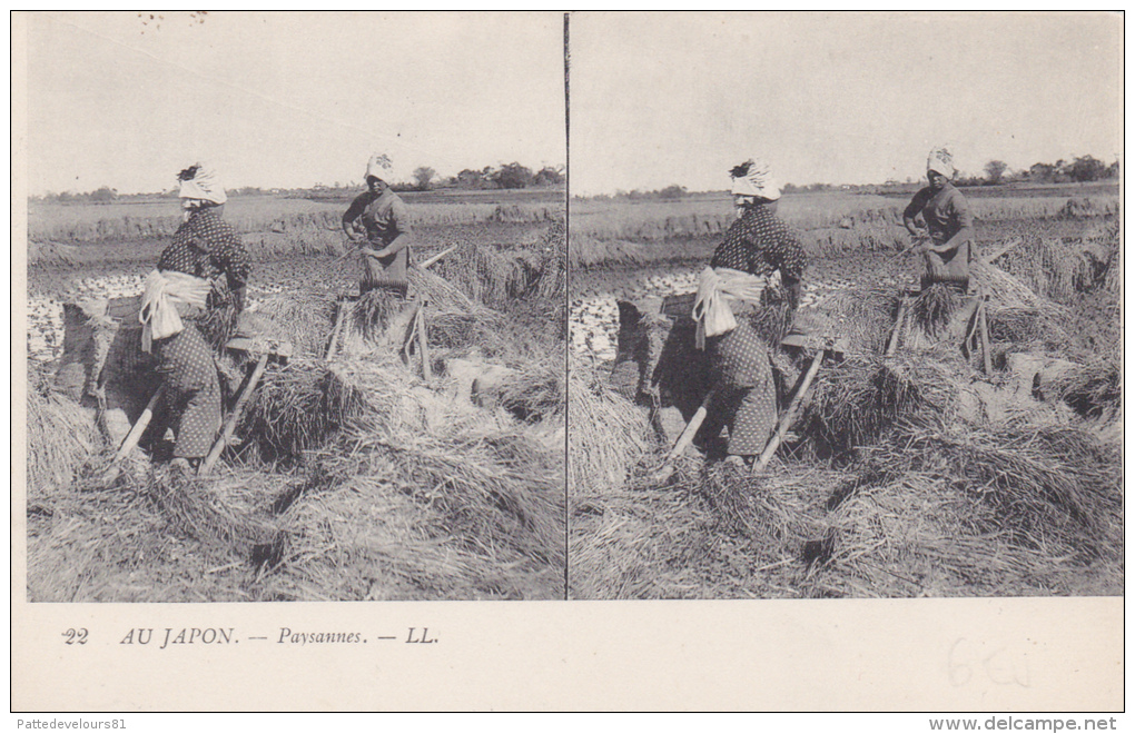 CPA Stéréotype Animée JAPON JAPAN  Paysannes Agriculture Métier Récolte - Otros & Sin Clasificación