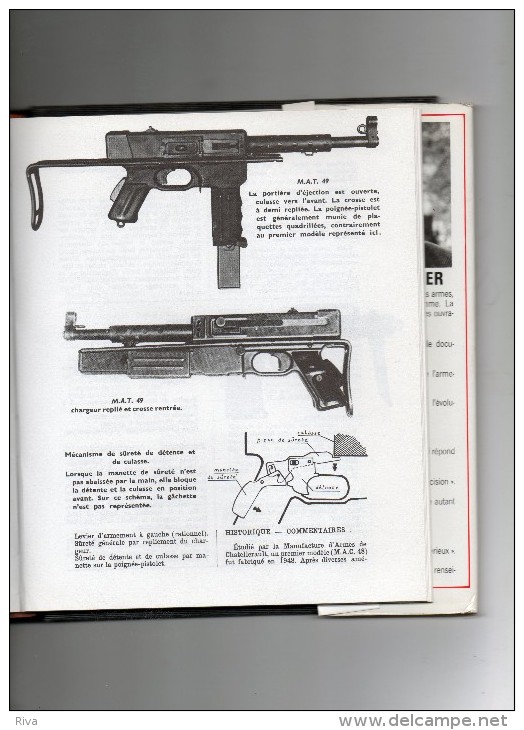 Livre En  Bon état De 303 Pages ( Les Armes De Combat Individuelles ) 5 Scan - Altri & Non Classificati
