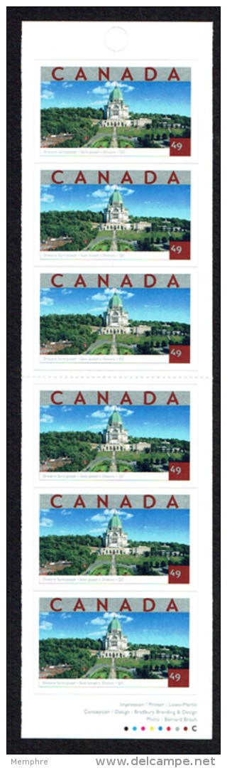 2004  St Joseph Oratory Montreal   Sc 2020  Never Folded BK 287 - Full Booklets
