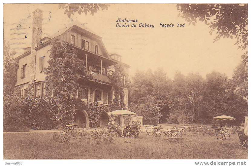 Anthisnes - Chalet Du Chèney - Façade Sud (animation, 1932) - Anthisnes