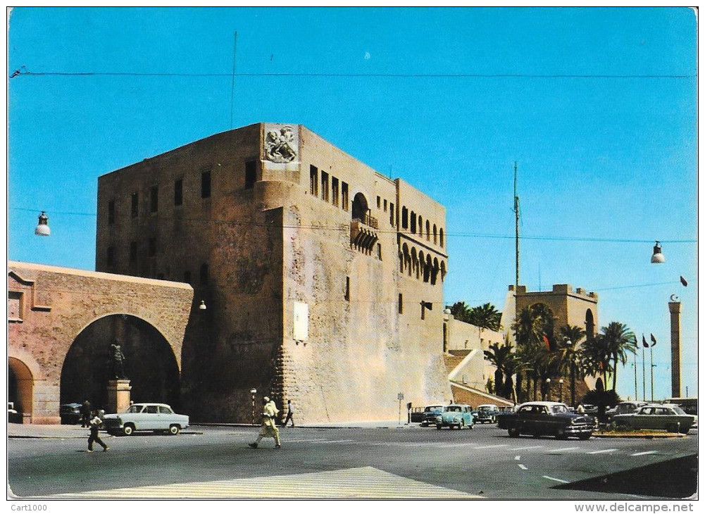 LIBIA LIBYA TRIPOLI CASTLE 1964 - Libia