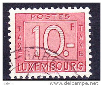 LUXEMBOURG TAXE 1946 YT N° T 35 Obl. - Postage Due