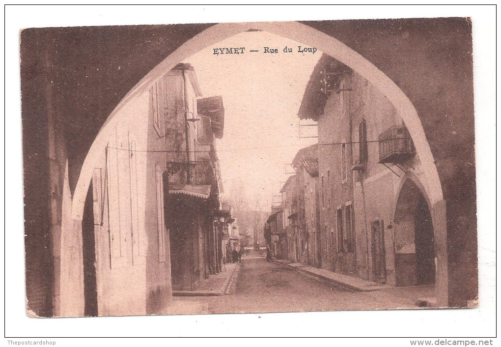 CPA 24 Eymet Dordogne Rue Du Loup - Autres & Non Classés