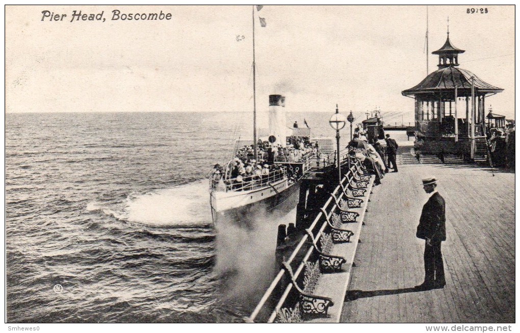 Postcard - Boscombe Pier, Dorset. 89723 - Bournemouth (vanaf 1972)