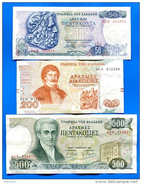 Grèce  9  Billets - Grèce