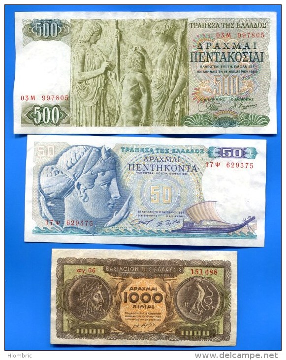 Grèce  9  Billets - Grèce