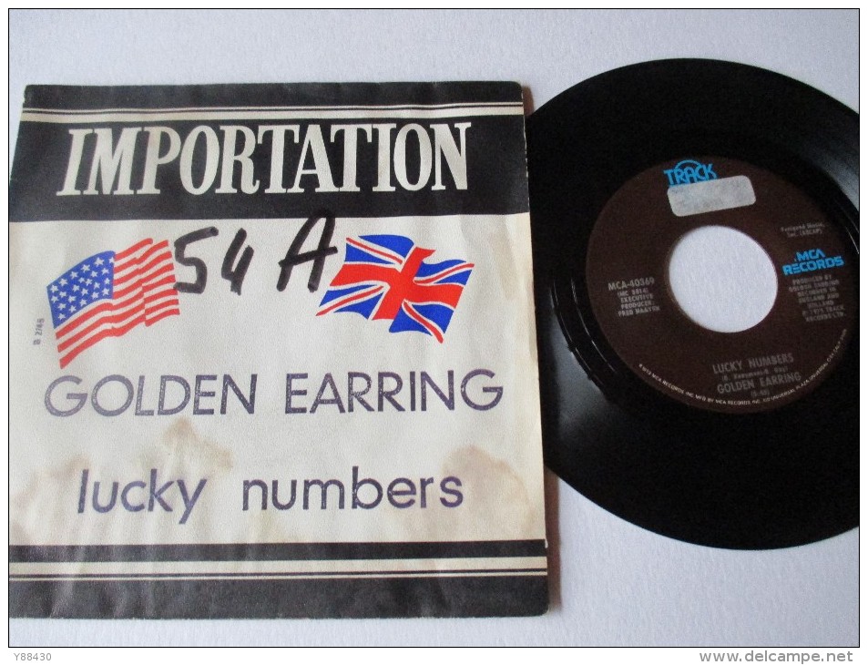 GOLDEN  EARRING  --  LUCKY NUMBERS  &  CE SOIR  - Importation Lido Musique à Paris.-2 Photos - Disco, Pop