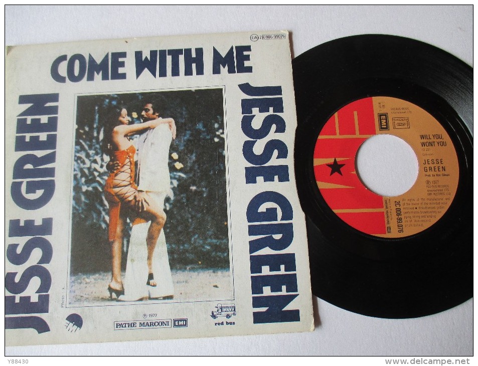 JESSE  GREEN   ---   WILL YOU WONT YOU   &   COME WITH ME   --  2 Photos - Disco, Pop