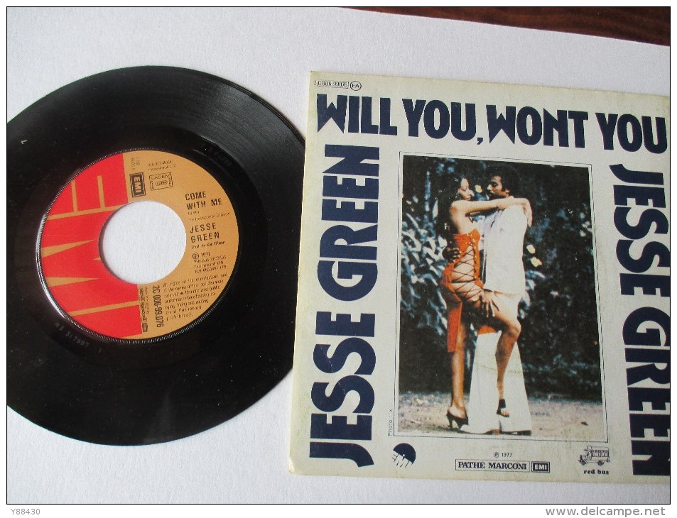 JESSE  GREEN   ---   WILL YOU WONT YOU   &   COME WITH ME   --  2 Photos - Disco, Pop