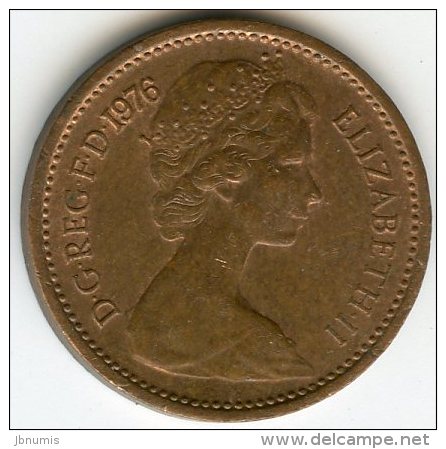 Grande Bretagne Great Britain 1/2 New Penny 1976 KM 914 - 1/2 Penny & 1/2 New Penny