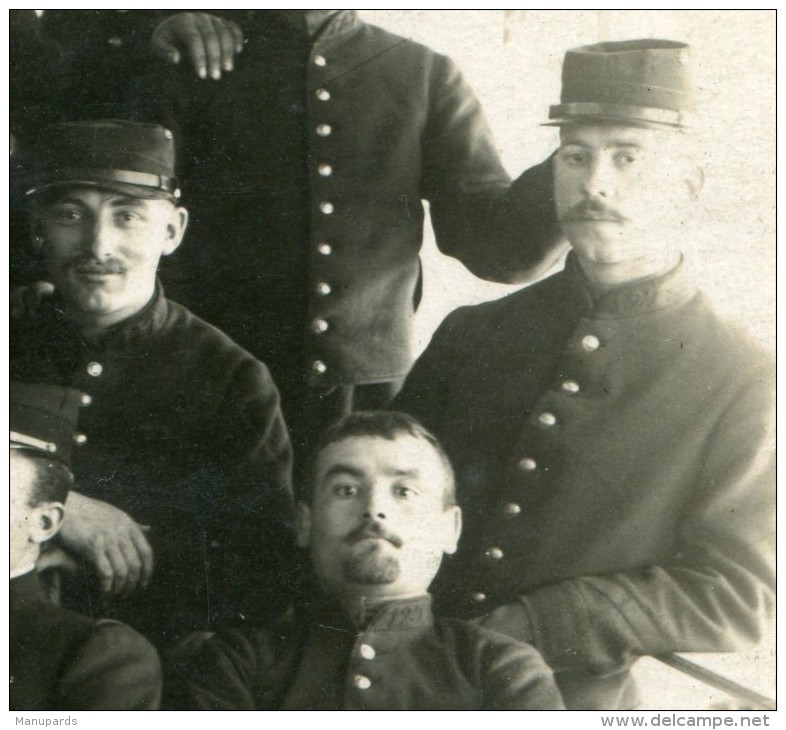 CARTE PHOTO / 127e RI ( VALENCIENNES ) / 1911 / 127e REGIMENT D' INFANTERIE - Guerre, Militaire