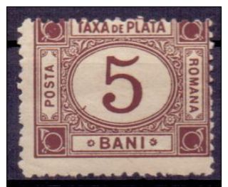 Rumänien Porto Mi. 2 * (€ 25,00) - Ansehen!! - Postage Due