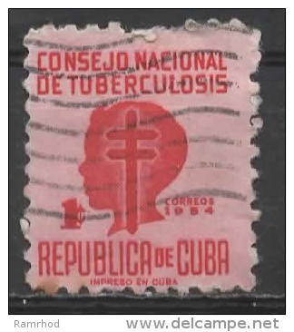 1954 Obligatory Tax - Anti TB - 1c. - Red  FU - Beneficenza