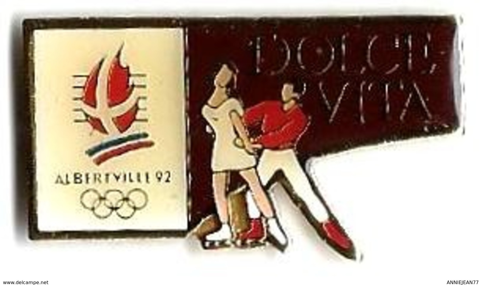 ALBERTVILLE 92 - JO24 - DOLCE VITA - Verso : C / COJO 1989 - Jeux Olympiques