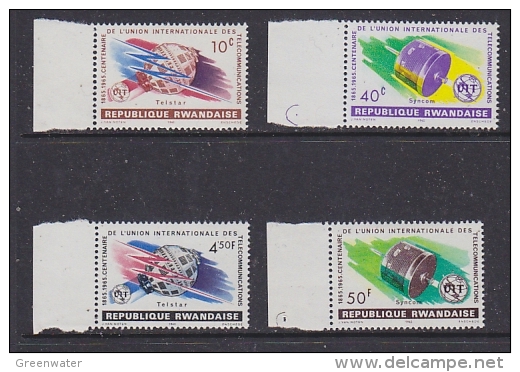 Rwanda 1965 UIT / Space 4v ** Mnh (27687) - Ongebruikt