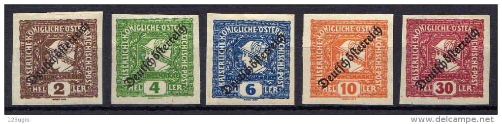 Österreich 1916 Mi 212-216 * [280316XIV] - Unused Stamps