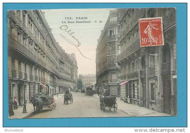 CPA 722 - Rue Marbeuf PARIS XIIème - Editeur P. MARMUSE - Distretto: 12