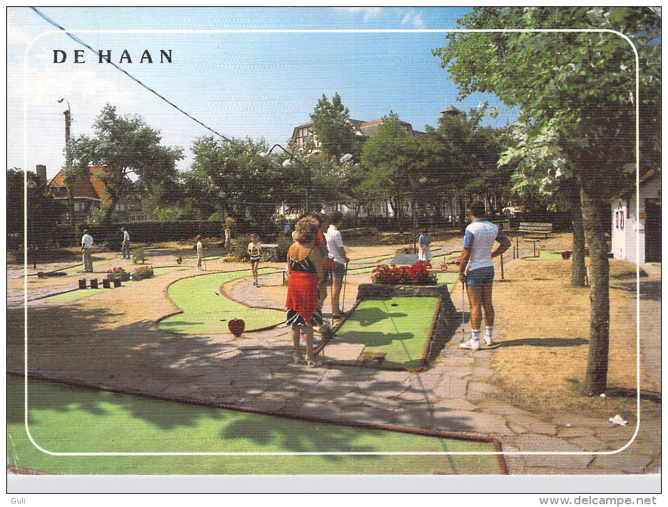 Belgique -   DE HAAN Golf Miniature  ( Le Coq-sur-Mer) *PRIX FIXE - De Haan