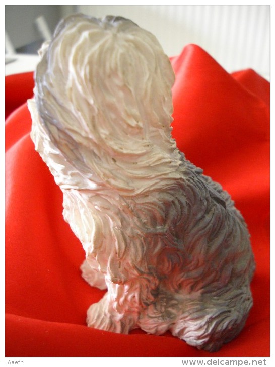 BOBTAIL -  Figurine En Résine - Statuette De Chien - Dogs