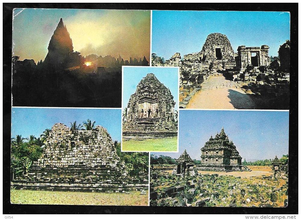 Timbre  D'indonésie Au Dos D'une Carte Postale Pour La France En 1980 - Qaa2403 - Indonesia