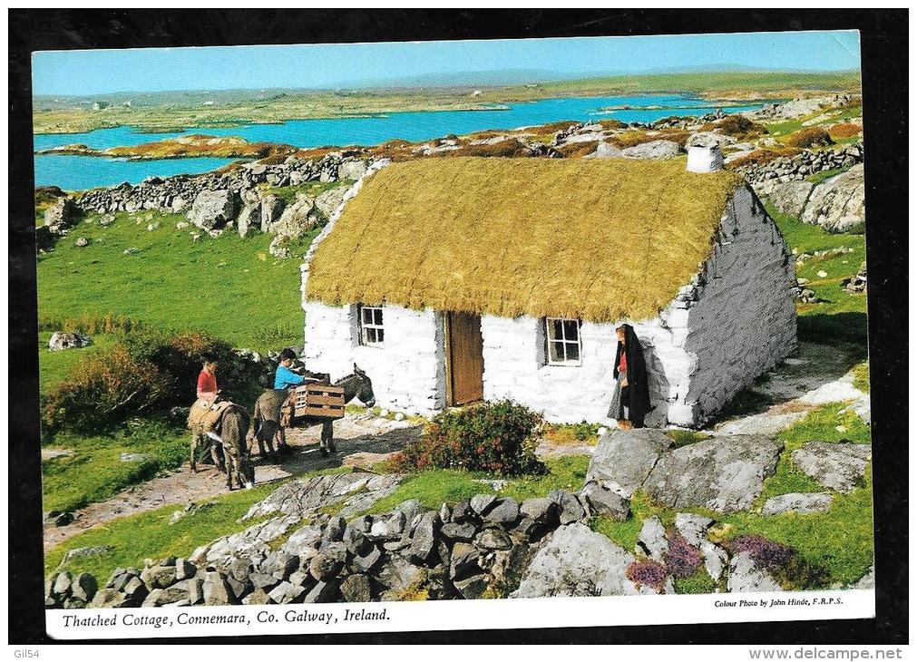 Timbre  D'irlande Au Dos D'une Carte Postale Pour La France En 1971 - Qaa2405 - Storia Postale