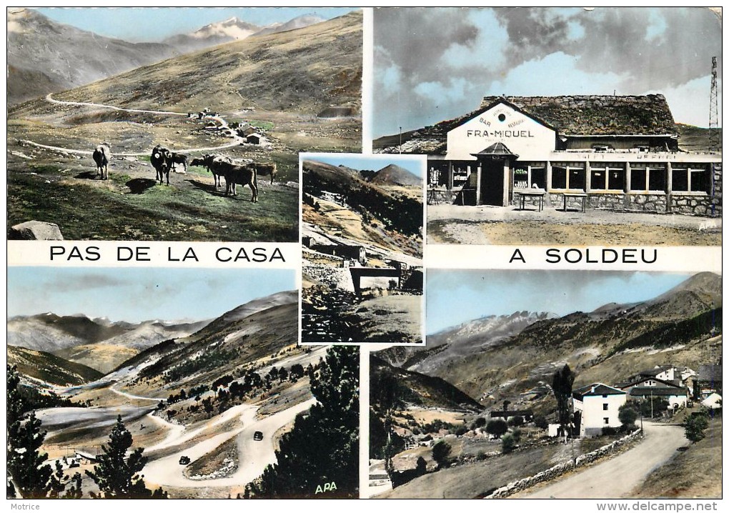 VALLS D'ANDORRA -  Casa A Soldeu, Carte Multi Vues. - Andorre