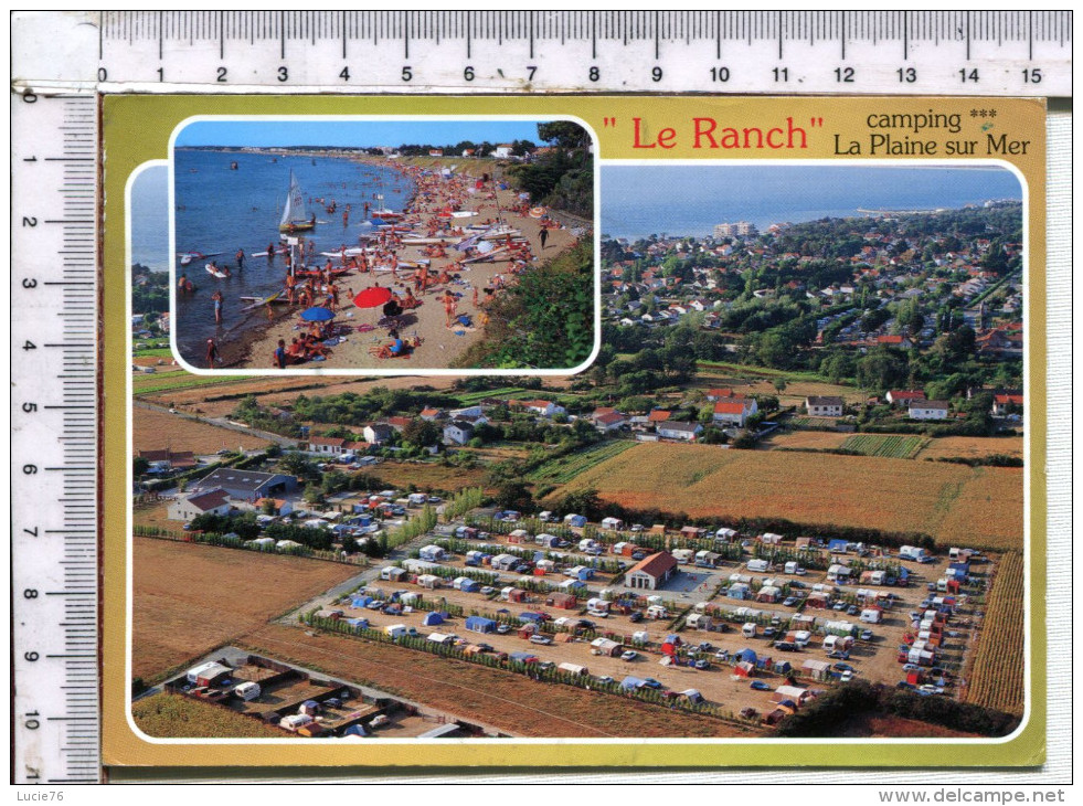 LA PLAINE SUR  MER   -  CAMPING   "   LE  RANCH  "   -  2  Vues - La-Plaine-sur-Mer