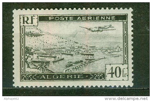 Avion Survolant La Rade D'Alger - ALGERIE - Poste Aérienne - N° 6 ** - 1946 - Posta Aerea