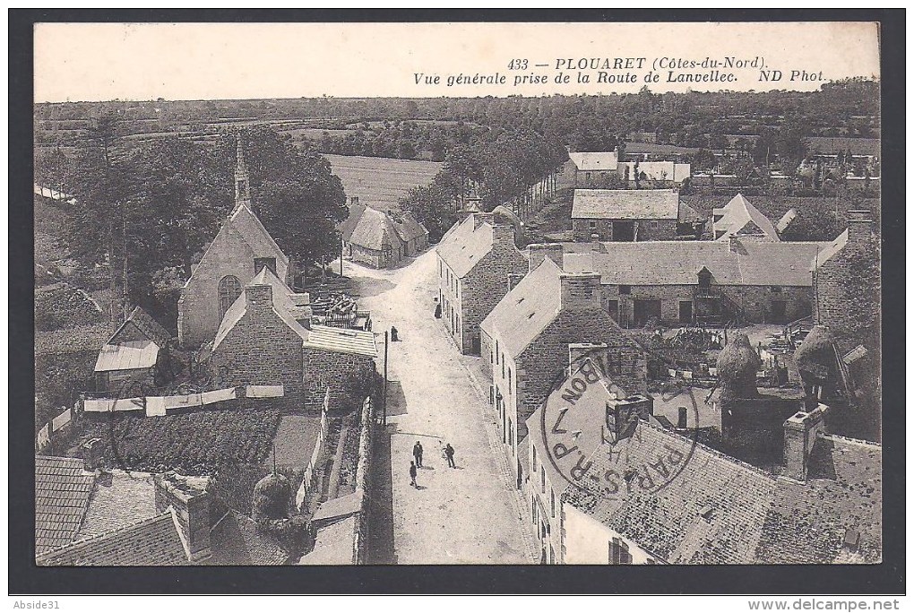 PLOUARET - Vue Générale Prise De La Route De Lanvellec - Plouaret