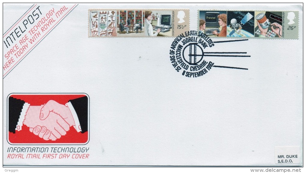 GB First Day Cover To Celebrate Information  Technology Issued On The 8th September 1982. - 1981-1990 Decimal Issues