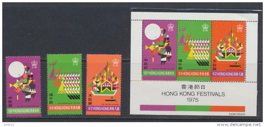 Hong Kong - 1975  Festival + Miniature Sheet ***   MNH - Neufs