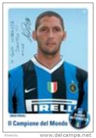 Materazzi Giocatore INTER Season 2006 2007 Carte Postale - Football