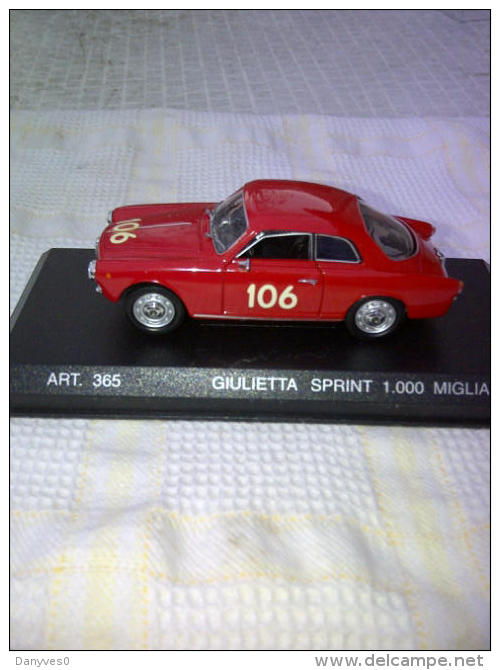 Alfa Roméo Giulietta  Sprint 1956 1000 Miglia - DetailCars