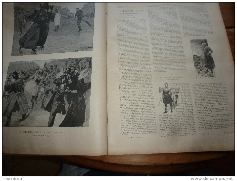 1895  LA FRANCE ILLUSTREE :Le PARDON Des Pêcheurs D'ISLANDE;Insurrection à CUBA; Le Mascaret; La Havane; Gravures - 1850 - 1899