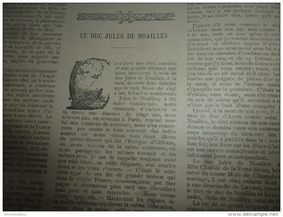 1895  LA FRANCE ILLUSTREE :Le PARDON des pêcheurs d'ISLANDE;Insurrection à CUBA; Le mascaret; La Havane; Gravures