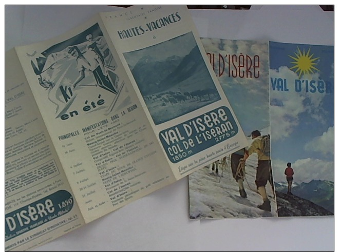 Dépliant Touristique Savoie Val D´Isère 1963 - Dépliants Touristiques