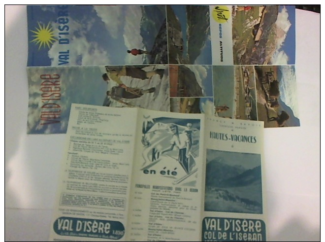Dépliant Touristique Savoie Val D´Isère 1963 - Dépliants Touristiques