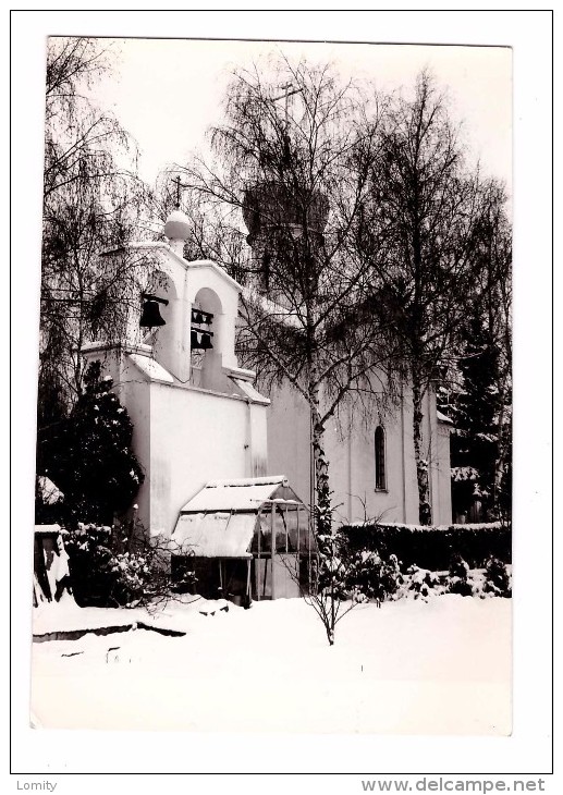 91 Sainte Genevieve Des Bois Eglise Russe Du Cimetiere Neige - Sainte Genevieve Des Bois