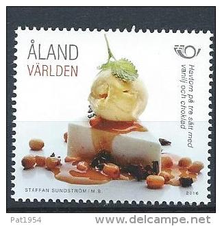 Aland 2016 Timbre Neuf Norden Gastronomie - Aland