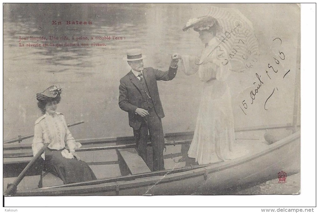 1905 - En Bateau - Marques Postales De CAP ROUGE Et STE-ANNE DE BEAUPRÉ, Quebec, (H1151) - Autres & Non Classés