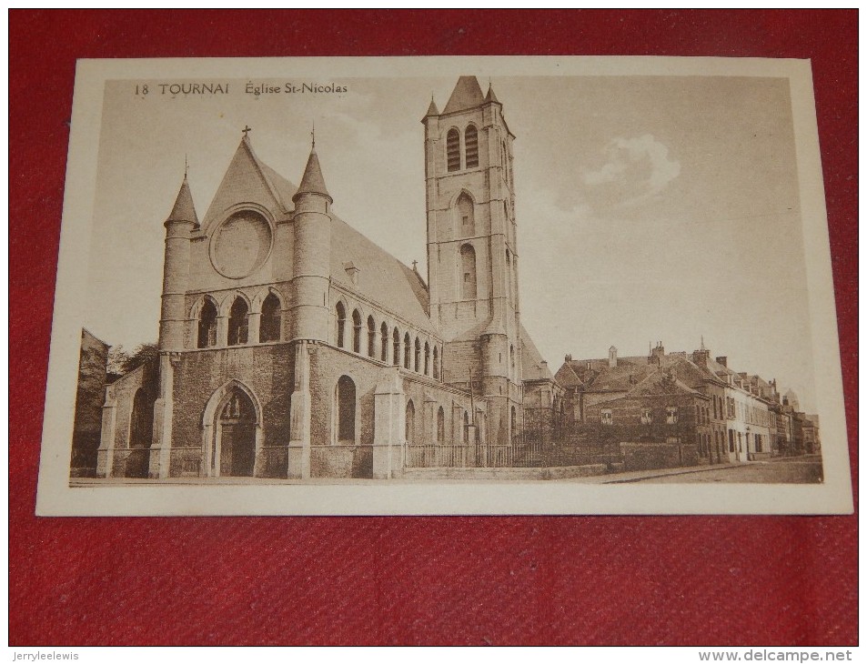 TOURNAI -  Eglise St Nicolas  -  (2 Scans) - Tournai