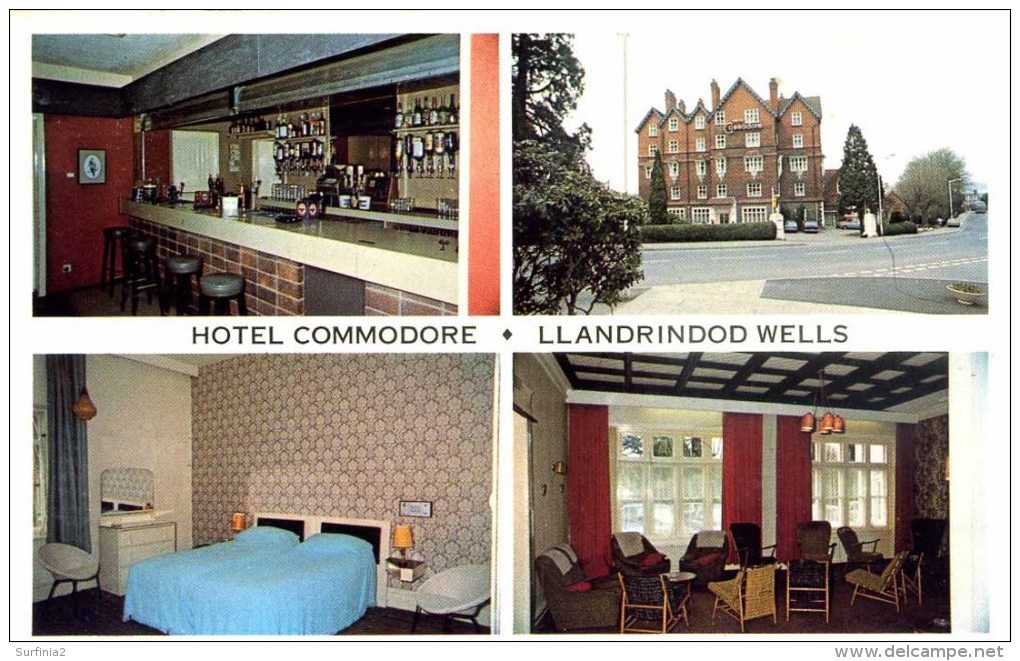 POWYS - LLANDRINDOD WELLS - HOTEL COMMODORE Pow78 - Radnorshire