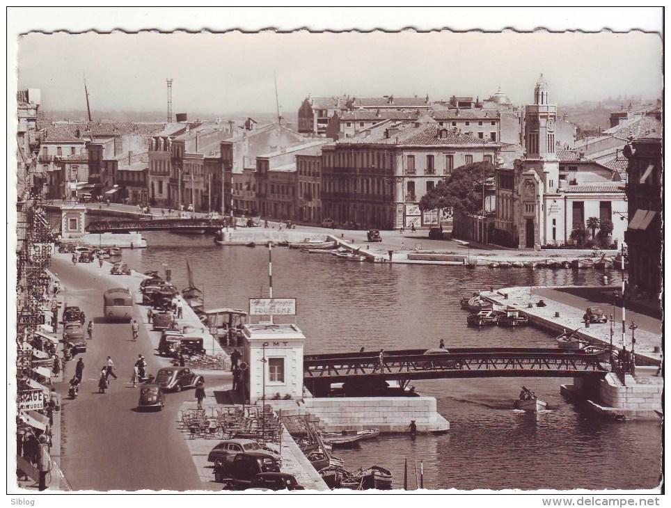 Cpsm  Sete  Les Quais - Sete (Cette)