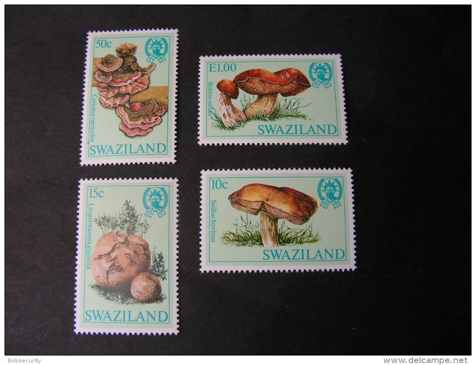 == Swaziland  1984 Pilze 462-465   ** MNH     €  10,00 - Swaziland (1968-...)