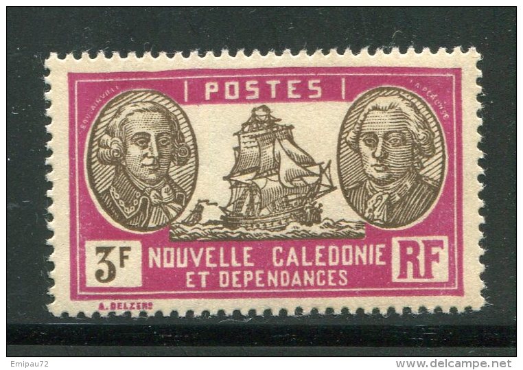 NOUVELLE CALEDONIE- Y&T N°158- Neuf Avec Charnière * (gomme Altérée) - Nuevos