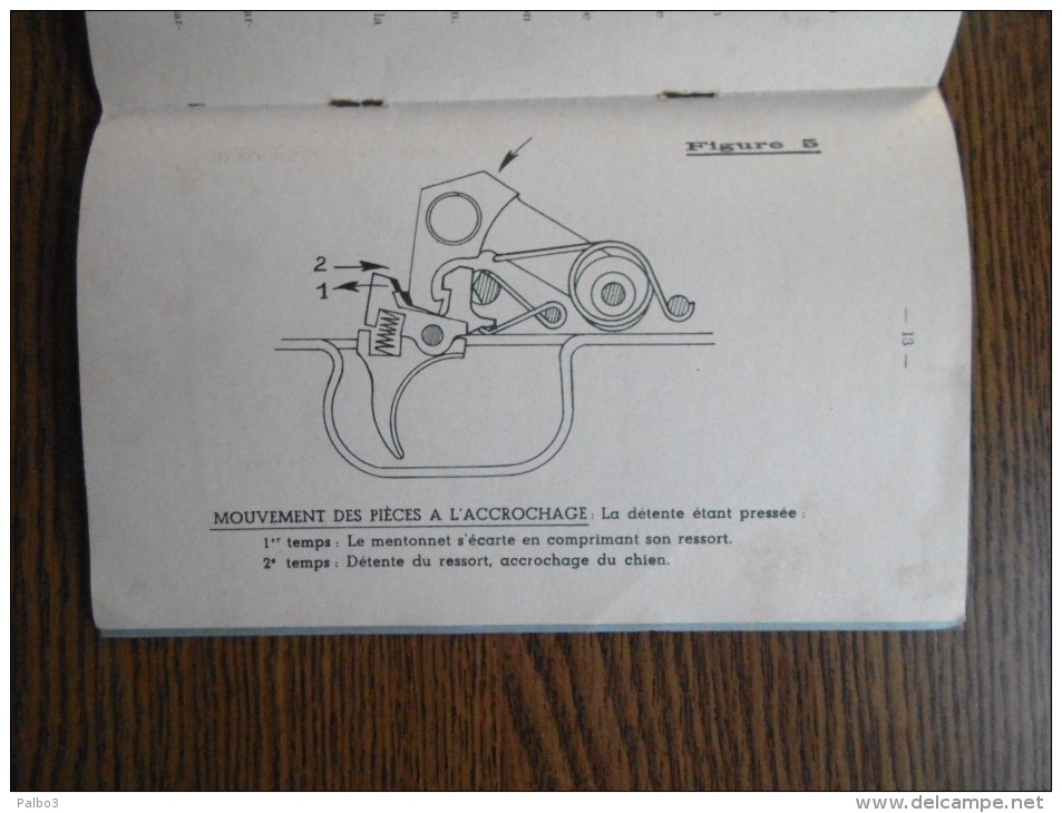 manuel du fusil semi automatique 49  49/56 daté 1959