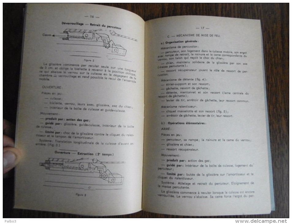 notice provisoire manuel FM bar 7,62 Mle 1918 A.2 Browning Automatic Rifle